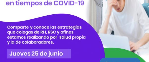 Charla entre colegas por nuestra salud emocional